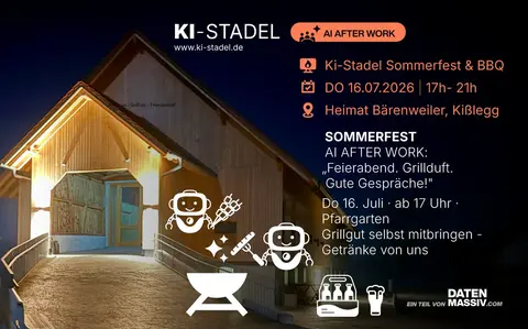 AI AFTER WORK – Sommerfest im KI-Stadel