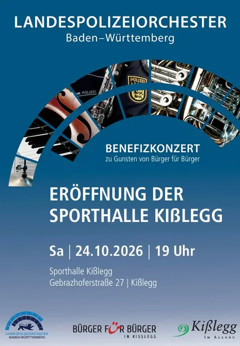 Benefizkonzert zur Neueröffnung der Sporthalle in Kißlegg