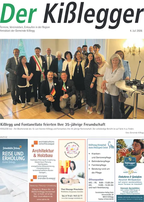 04.07.2026 Der Kißlegger