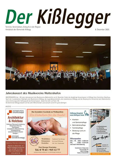 06.12.2025 Der Kißlegger
