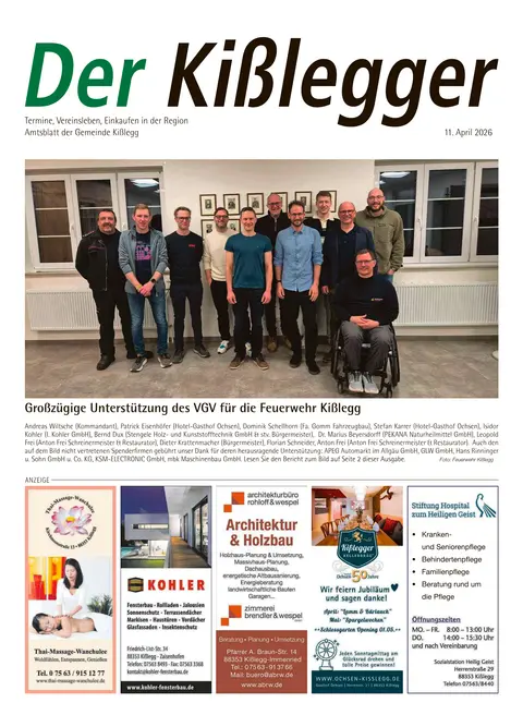 11.04.2026 Der Kißlegger