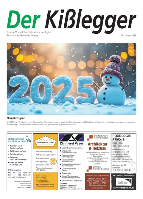 18.01.2025 Der Kißlegger