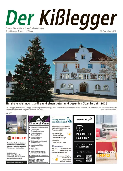 20.12.2025 Der Kißlegger