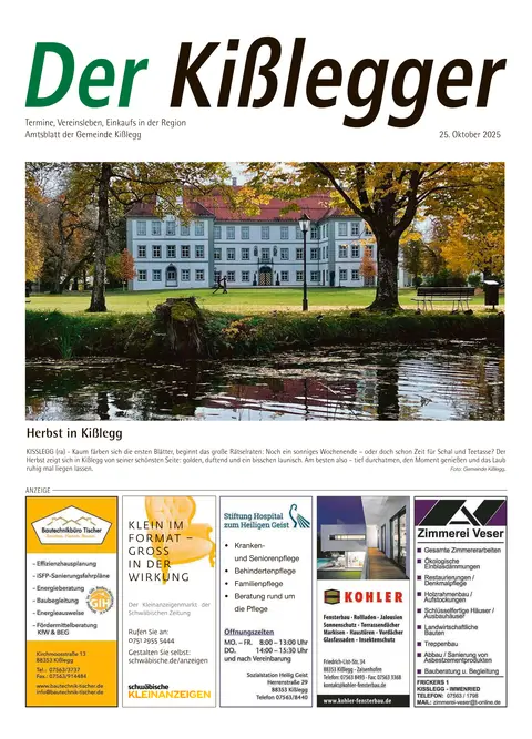 25.10.2025 Der Kißlegger