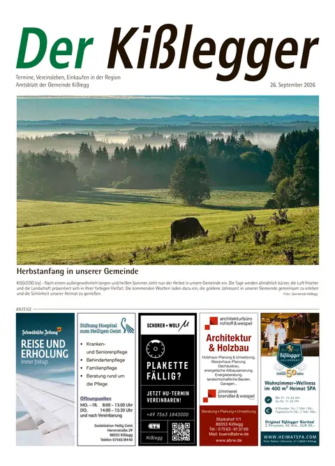 26.09.2026 Der Kißlegger