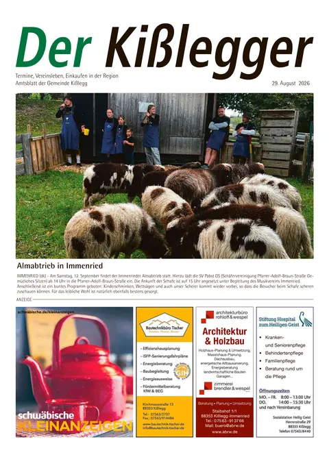 29.08.2026 Der Kißlegger